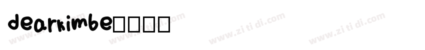 dear kimbe字体转换